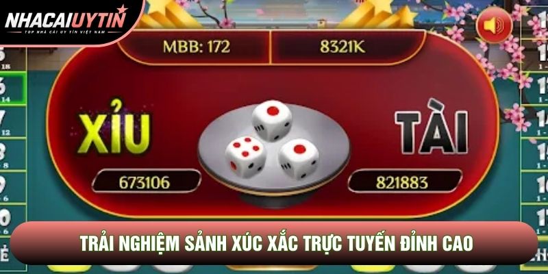 Trải nghiệm sảnh xúc xắc trực tuyến đỉnh cao